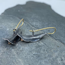 Load image into Gallery viewer, Organic Matter: Diamond Petal Drop Earrings