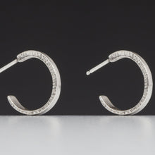Load image into Gallery viewer, Forged: Textured Hoop Earrings
