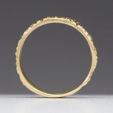 Load image into Gallery viewer, Textured Bark: Yellow Gold Wide Ring