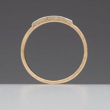 Load image into Gallery viewer, Modern Simplicity: Three-Diamond Gold Ring
