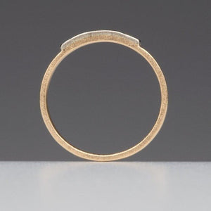 Modern Simplicity: Three-Diamond Gold Ring