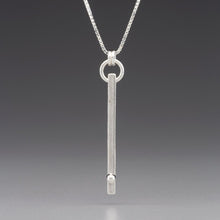 Load image into Gallery viewer, Defined Path: Vertical Bar/Sphere Necklace
