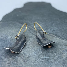 Load image into Gallery viewer, Organic Matter: Diamond Petal Drop Earrings