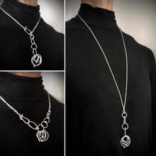 Load image into Gallery viewer, In Orbit: Multi-Length, Single/Double Layer Loop Necklace
