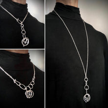 Load image into Gallery viewer, In Orbit: Multi-Length, Single/Double Layer Loop Necklace