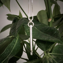 Load image into Gallery viewer, Defined Path: Vertical Bar/Sphere Necklace