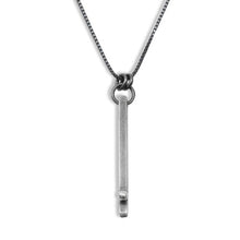 Load image into Gallery viewer, Defined Path: Vertical Bar/Sphere Necklace