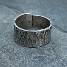 Load image into Gallery viewer, Modern Simplicity: Chocolate and Black Diamonds/Yellow Gold and Sterling Silver Ring