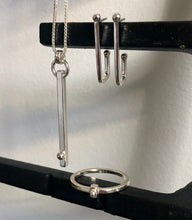 Load image into Gallery viewer, Defined Path: Vertical Bar/Sphere Necklace