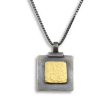 Load image into Gallery viewer, Gilded: Raised Square Necklace