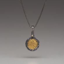 Load image into Gallery viewer, Gilded: Recessed Disk Necklace