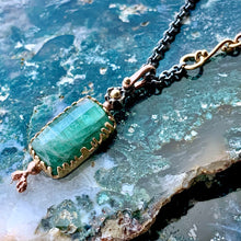 Load image into Gallery viewer, Natural Wonder: Green Tourmaline Necklace