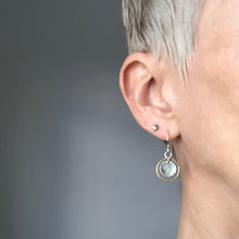 Load image into Gallery viewer, Gilded: Suspended Double Disk Drop Earrings
