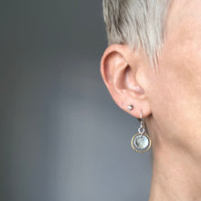 Load image into Gallery viewer, Gilded: Suspended Double Disk Drop Earrings