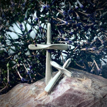 Load image into Gallery viewer, Forged in Faith: Cross Necklace (Petite Size)