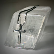Load image into Gallery viewer, Forged in Faith: Cross Necklace (Petite Size)