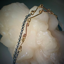 Load image into Gallery viewer, Organic Matter: Diamonds/Flower Buds Necklace