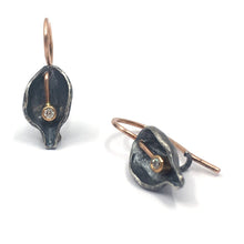 Load image into Gallery viewer, Organic Matter: Bittersweet Diamond Drop Earrings