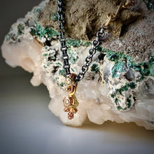 Load image into Gallery viewer, Organic Matter: Diamonds/Flower Buds Necklace