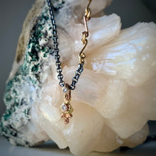 Load image into Gallery viewer, Organic Matter: Diamonds/Flower Buds Necklace