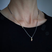 Load image into Gallery viewer, Organic Matter: Diamonds/Flower Buds Necklace