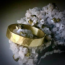 Load image into Gallery viewer, Forged: Yellow Gold Hammered Ring