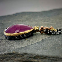 Load image into Gallery viewer, Natural Wonder: Teardrop Ruby Necklace