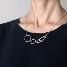 Load image into Gallery viewer, In Orbit: Triple-Loop Clasp Necklace