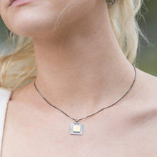 Load image into Gallery viewer, Gilded: Raised Square Necklace