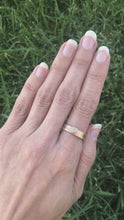 Load and play video in Gallery viewer, Rounded Rectangle: Diamond in Rose Gold Ring
