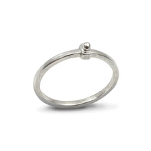 Load image into Gallery viewer, Sphere Suspended: Sterling Silver Ring
