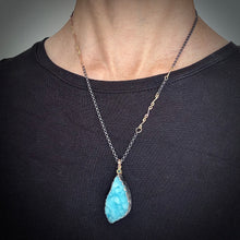 Load image into Gallery viewer, Natural Wonder: Angular Hemimorphite Druzy Necklace
