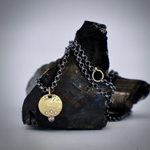 Load image into Gallery viewer, Organic Matter: Diamonds-18K Yellow Gold Stepping Stones Necklace
