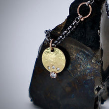 Load image into Gallery viewer, Organic Matter: Diamonds-18K Yellow Gold Stepping Stones Necklace
