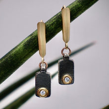 Load image into Gallery viewer, Organic Matter: Diamonds Drop Earrings
