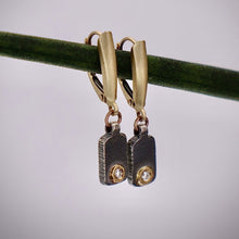 Load image into Gallery viewer, Organic Matter: Diamonds Drop Earrings
