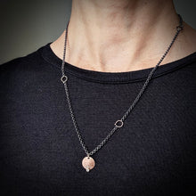 Load image into Gallery viewer, Organic Matter: Diamonds-14K Rose Gold Stepping Stones Necklace
