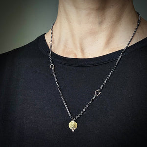 Organic Matter: Diamonds-18K Yellow Gold Stepping Stones Necklace