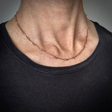 Load image into Gallery viewer, Organic Matter: 14K Yellow Gold and 14K Rose Gold Chain  Necklace-Item #DIA401B
