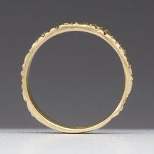 Load image into Gallery viewer, Textured Bark: Yellow Gold Wide Ring
