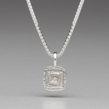 Load image into Gallery viewer, Forged: Raised Square Necklace

