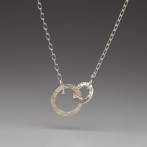 Forged: Double Circle Linked Necklace