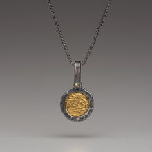 Load image into Gallery viewer, Gilded: Recessed Disk Necklace
