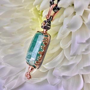 Natural Wonder: Green Tourmaline Necklace