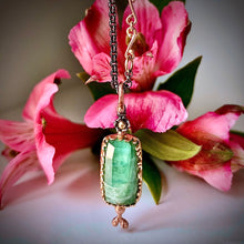 Load image into Gallery viewer, Natural Wonder: Green Tourmaline Necklace
