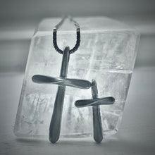 Load image into Gallery viewer, Forged in Faith: Cross Necklace (Regular Size)
