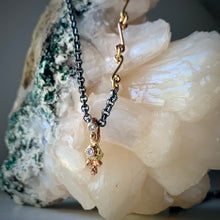 Load image into Gallery viewer, Organic Matter: Diamonds/Flower Buds Necklace
