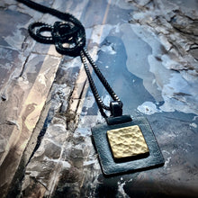Load image into Gallery viewer, Gilded: Raised Square Necklace
