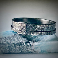 Load image into Gallery viewer, Rounded Rectangle: Sterling Silver Ring
