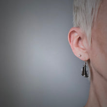 Load image into Gallery viewer, Organic Matter: Diamond Petal Drop Earrings

